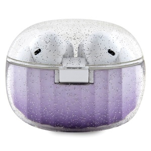 Casti True Wireless, Bluetooth 5.3, IPX4, Type-C - Guess (GUTWSHDGKEEU) - Glitter Purple Gradient - Img 3