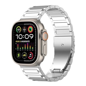 Curea pentru Apple Watch 1/2/3/4/5/6/7/8/9/10/SE/SE 2 (38/40/41/42mm) - Techsuit Watchband (W012) - Silver