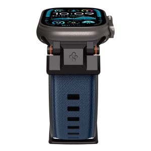 Curea pentru Apple Watch 1/2/3/4/5/6/7/8/9/10/SE/SE 2/Ultra/Ultra 2 (42/44/45/46/49mm) - Spigen DuraPro Armor - Navy Blue - Img 7