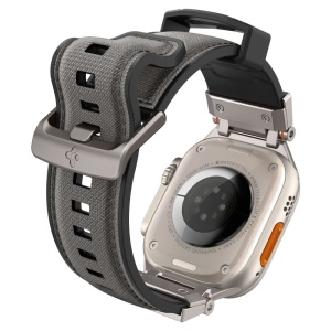 Curea pentru Apple Watch 1/2/3/4/5/6/7/8/9/10/SE/SE 2/Ultra/Ultra 2 (42/44/45/46/49mm) - Spigen DuraPro Armor - Grey - Img 4
