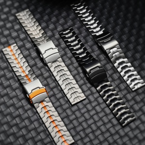 Curea pentru Huawei Watch GT 2 (46mm)/GT 2 Pro/GT 3 Pro (46mm)/Ultimate, Xiaomi Watch S1 - Techsuit Watchband (W063) - Titanium - Img 3