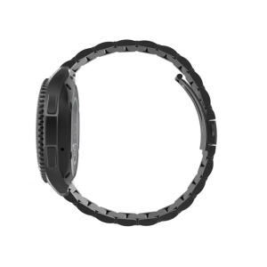 Curea pentru Huawei Watch GT 4 (41mm)/W1/Honor Watch S1/Garmin Venu 2S/Vivoactive 4S - Techsuit Watchband 18mm (W010) - Black - Img 5