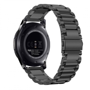 Curea pentru Huawei Watch GT 4 (41mm)/W1/Honor Watch S1/Garmin Venu 2S/Vivoactive 4S - Techsuit Watchband 18mm (W010) - Silver - Img 3