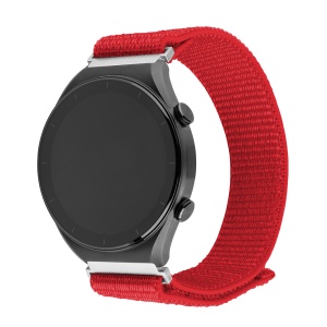 Curea pentru Samsung Galaxy Watch 4/5/Active 2, Huawei Watch GT 3 (42mm)/GT 3 Pro (43mm) - Fixed Nylon Sporty Strap - Red - Img 1