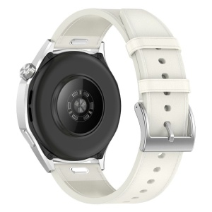Curea pentru Samsung Galaxy Watch4/5/Active 2, Huawei Watch GT 3 (42mm)/GT 3 Pro (43mm) - Techsuit Watchband 20mm (W073) - White - Img 4