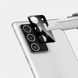 Folie Camera pentru Samsung Galaxy Note 20 Ultra / Note 20 Ultra 5G - Techsuit Full Camera Glass - Black - Img 4