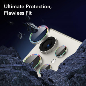 Folie Camera pentru Samsung Galaxy S24 Ultra - ESR Lens Protector Tempered Glass - Rhinestone - Img 6
