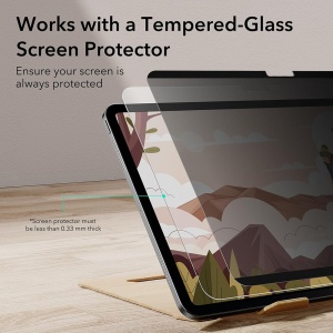 Folie pentru iPad Pro 13 (2024) - ESR Magnetic Privacy Screen Protector - Privacy - Img 5