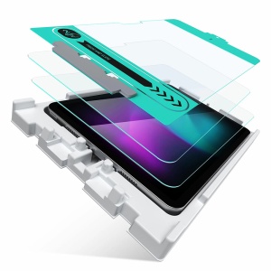 Folie pentru iPad Pro 13 (2024) (set 2) - ESR Tempered Glass 9H - Clear - Img 3