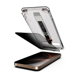 Folie pentru iPhone 13 Pro Max / iPhone 14 Plus (set 2) - Techsuit TitanGlass FullCover - Privacy - Img 7