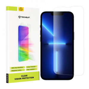 Folie pentru iPhone 13 Pro Max / iPhone 14 Plus - Techsuit Clear Vision Glass - Transparent - Img 1