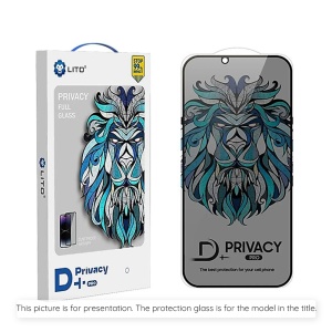Folie pentru iPhone 16 Pro Max - Lito D+ Pro Privacy - Black