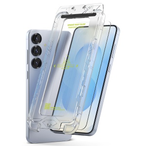 Folie pentru Samsung Galaxy S25 Plus (set 2) - Ringke Easy Slide Tempered Glass - Clear - Img 2
