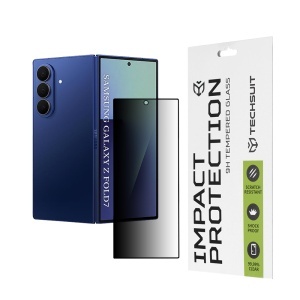 Folie pentru Samsung Galaxy Z Fold7 - Techsuit 111D Privacy Full Glue [Front Screen] - Black
