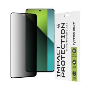 Folie pentru Xiaomi Redmi Note 13 Pro 5G / Poco X6 - Techsuit 111D Privacy FullÂ Glue - Black