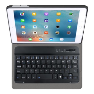 Husa cu Tastatura pentru Pad Mini 4 / Mini 5 - Techsuit CozyTab Case - Black - Img 5