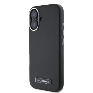 Husa iPhone 16 Plus - Karl Lagerfeld Leather MagSafe (KLHMP16MPGMSRPK) - FW Metal Plate - Img 5