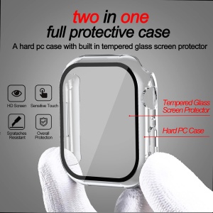 Husa pentru Apple Watch 7 (41mm) + Folie - Techsuit Defense360 Pro - Clear - Img 6