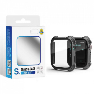 Husa pentru Apple Watch 7 / 8 / 9 (41mm) + Folie - Lito Watch Armor 360 - Blue - Img 7