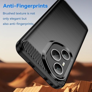 Husa pentru Honor 400 Pro - Techsuit Carbon Silicone - Blue - Img 3