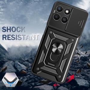 Husa pentru Honor X8c - Techsuit CamShield Series - Black - Img 4