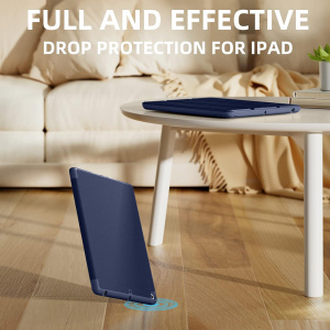 Husa pentru iPad 10.2 (2019 / 2020 / 2021) - Techsuit Flex Trifold - Dark Blue - Img 4