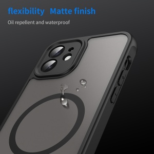 Husa pentru iPhone 11 - Techsuit HaloFrost II MagSafe - Black - Img 3