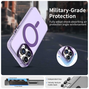 Husa pentru iPhone 12 Pro Max - Techsuit CandyCase MagSafe - Purple - Img 6