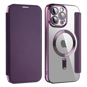 Husa pentru iPhone 13 Pro - Techsuit SmartMag Book Case - Purple - Img 2