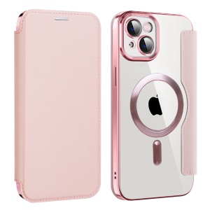 Husa pentru iPhone 14 - Techsuit SmartMag Book Case - Pink - Img 2