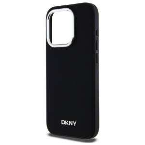 Husa pentru iPhone 15 Pro - DKNY Hardcase Plain Logo MagSafe (DKHMP15LPSCMCLK) - Black - Img 4