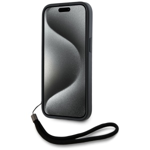 Husa pentru iPhone 15 Pro Max - Karl Lagerfeld Saffiano Athleisure Stripes Cord (KLHCP15XPAMSCNSR) - Red - Img 8