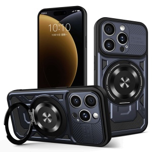 Husa pentru iPhone 15 Pro Max - Techsuit RuggedCam - Blue - Img 1