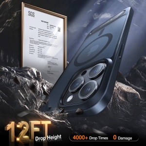 Husa pentru iPhone 15 Pro - Torras Pstand - Black - Img 10