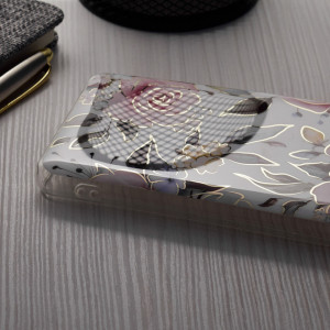 Husa pentru iPhone 15 - Techsuit Marble Series - Chloe White - Img 2