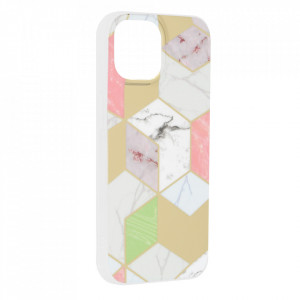 Husa pentru iPhone 15 - Techsuit Marble Series - Purple Hex - Img 6