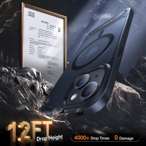 Husa pentru iPhone 15 - Torras Pstand - Black - Img 10