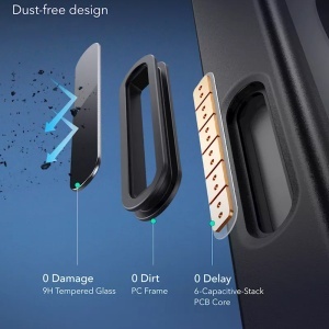 Husa pentru iPhone 16 - ESR Classic Hybrid HaloLock - Clear Black - Img 7