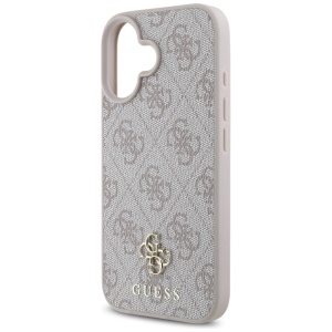 Husa pentru iPhone 16 - Guess 4G Small and Classic Logo MagSafe (GUHMP16SP4SM4MP) - Pink - Img 5