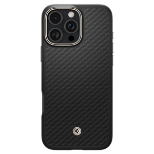 Husa pentru iPhone 16 Pro Max - Spigen Enzo Aramid MagSafe - Black / Natural - Img 2