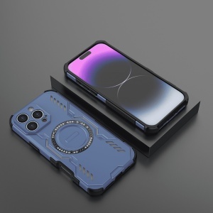 Husa pentru iPhone 16 Pro Max - Techsuit ArmorMag Case - Blue - Img 6