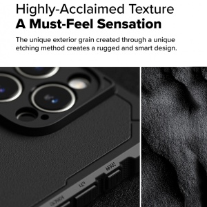 Husa pentru iPhone 16 Pro - Ringke Rugged Gear - Camo Black - Img 7