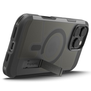 Husa pentru iPhone 16 Pro - Spigen Tough Armor MagSafe - Frost Black - Img 6