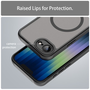 Husa pentru iPhone 16e - Techsuit HaloFrost II MagSafe - Black - Img 5