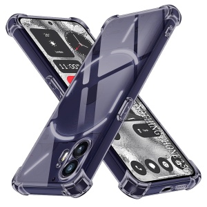 Husa pentru Nothing Phone (2) - Techsuit Shockproof Clear Silicone - Smoke Black - Img 1