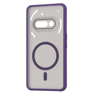Husa pentru Nothing Phone (3a) - Techsuit HaloFrost MagSafe Series - Deep Purple - Img 4