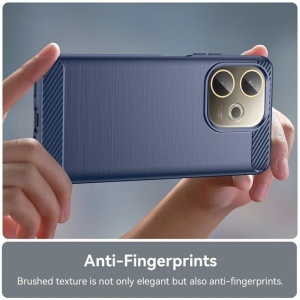 Husa pentru Oppo A5 Pro 4G / A5 Pro 5G - Techsuit Carbon Silicone - Blue - Img 5