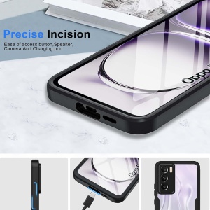 Husa pentru Oppo Reno12 Pro + Folie - Techsuit ColorVerse 360 Series - Black - Img 9