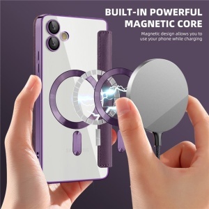 Husa pentru Samsung Galaxy A05 - Techsuit SmartMag Book Case - Purple - Img 6