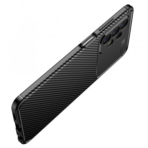 Husa pentru Samsung Galaxy A23 4G / A23 5G - Techsuit CarbonFiber - Black - Img 6